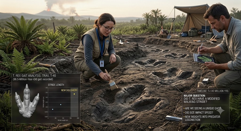 T-Rex Dr.Swamp 2ch ディストーションOD 動作確認済 rare-trail-of-adult-t-rex-footprints-discovered-665-million-year